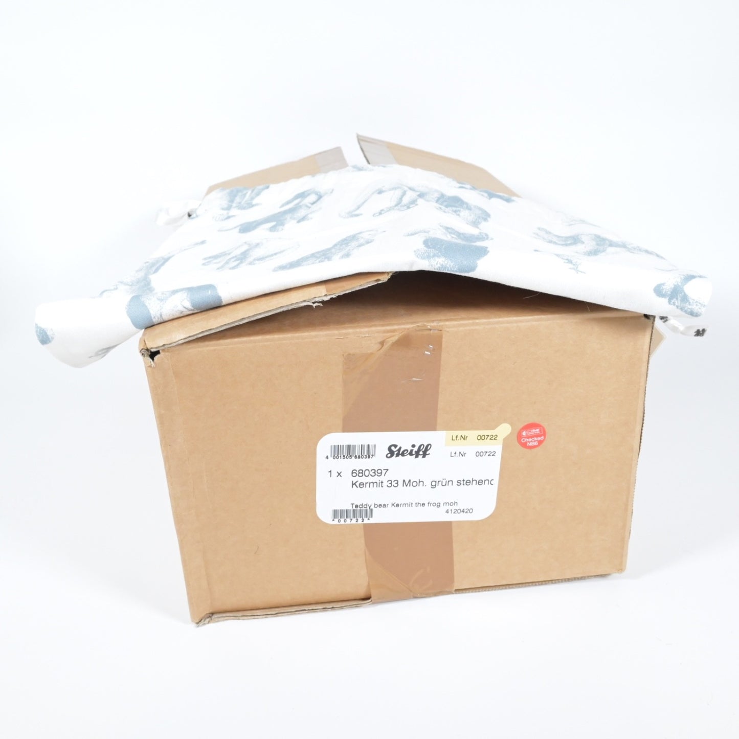 Steiff Kermit The Frog Special Edition, Ltd Edition - Hard to Find - 680397