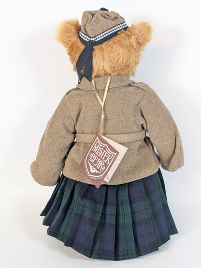 Mister Private Scottie Bear,  by Jennie Sharman Cox, Ltd Edition