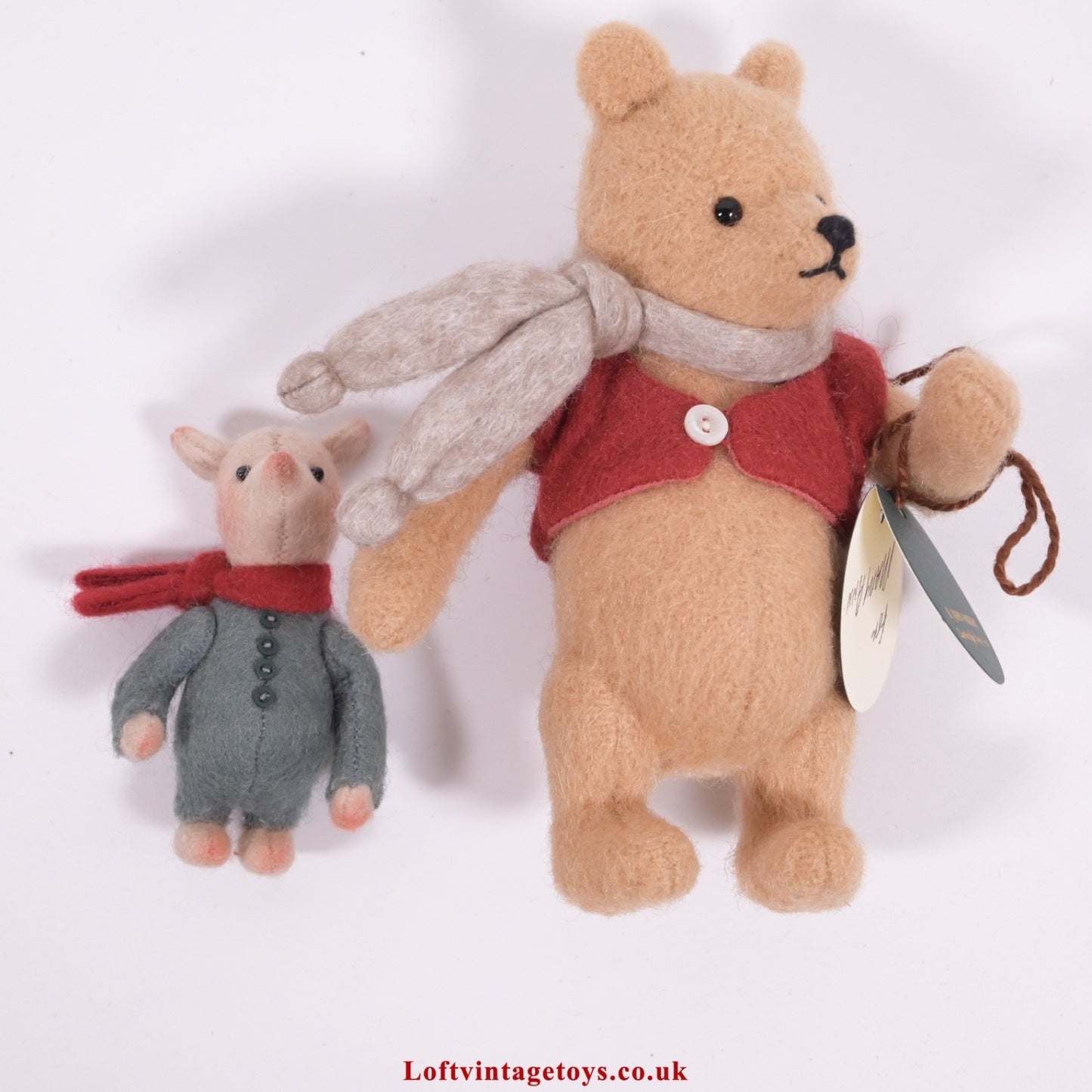 R John Wright Wintertime Pooh And Piglet, Artist Proof no. 3 of 5 - Very Rare