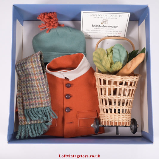 R John Wright Paddington Goes To Market Outfit, Ltd Edition of 1000