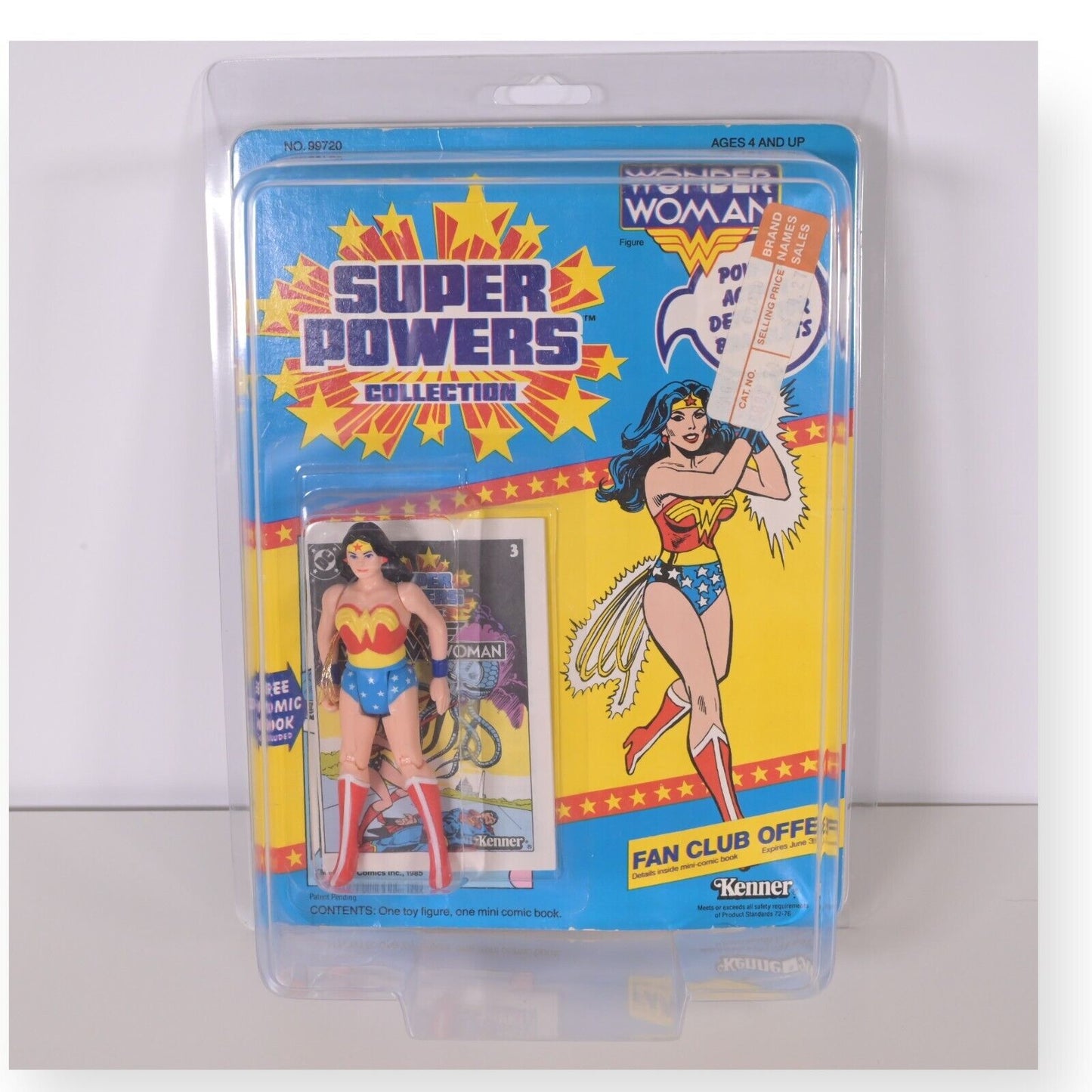 Kenner 1985 Super Powers Wonder Woman Figure - 1984