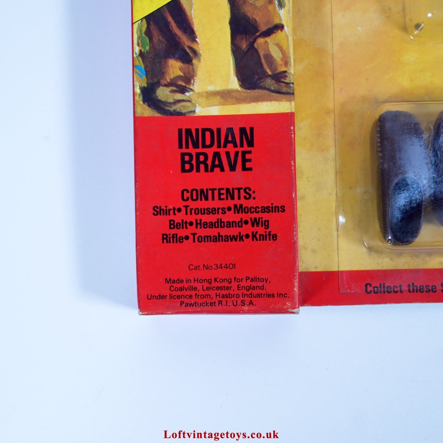 Vintage Action Man Indian Brave circa 1977 Outfit Palitoy - Sealed