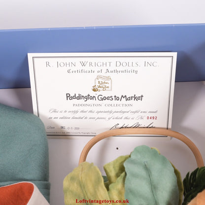 R John Wright Paddington Goes To Market Outfit, Ltd Edition of 1000