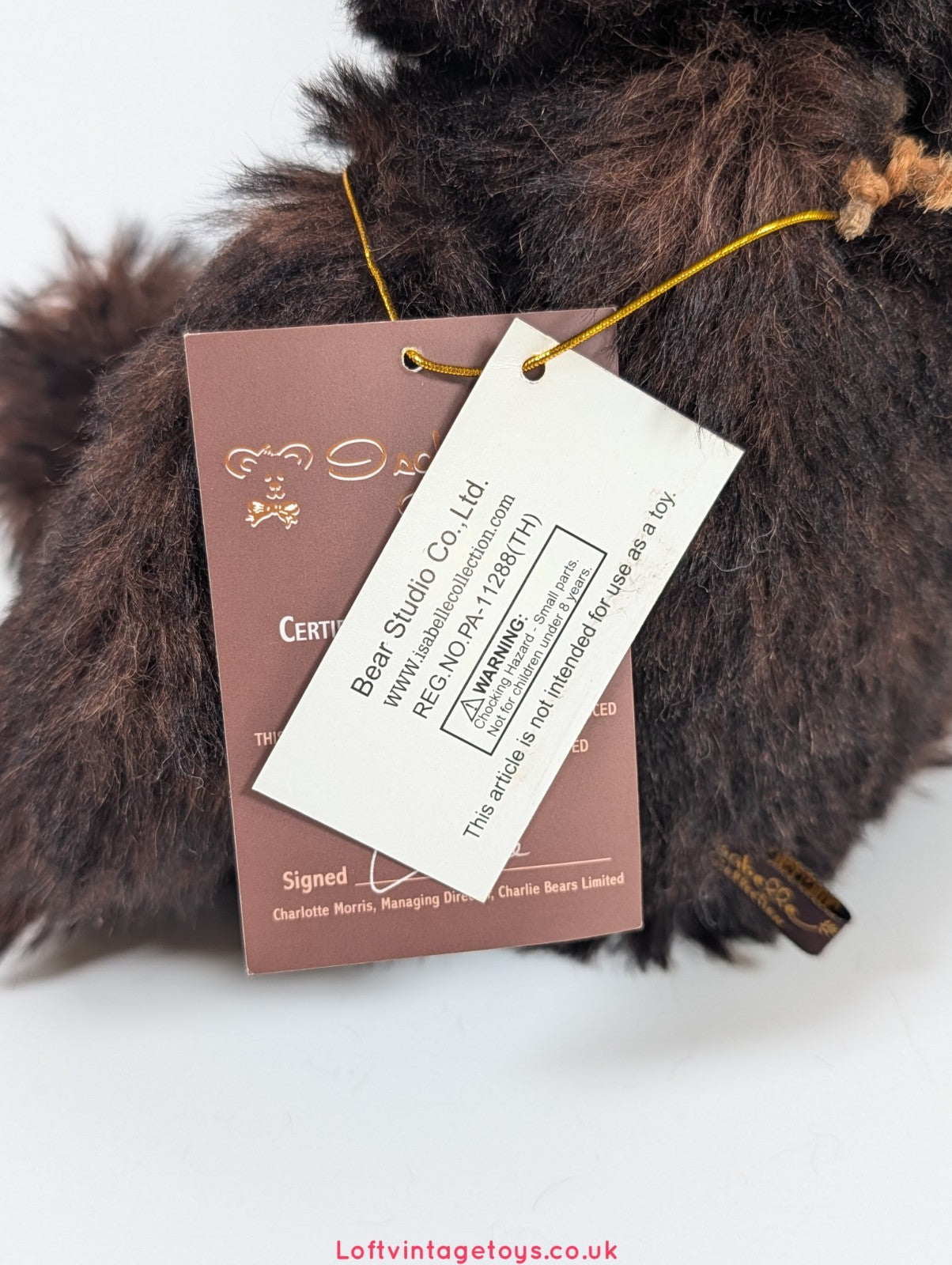 Charlie Bears / Bear Studio Appledore Teddy Bear, Ltd Ed of 20 - Very Rare
