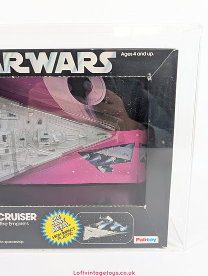Palitoy Star Wars Croiseur Impérial Diecast série 1979, UKG 85 - Neuf sous Blister Scellé