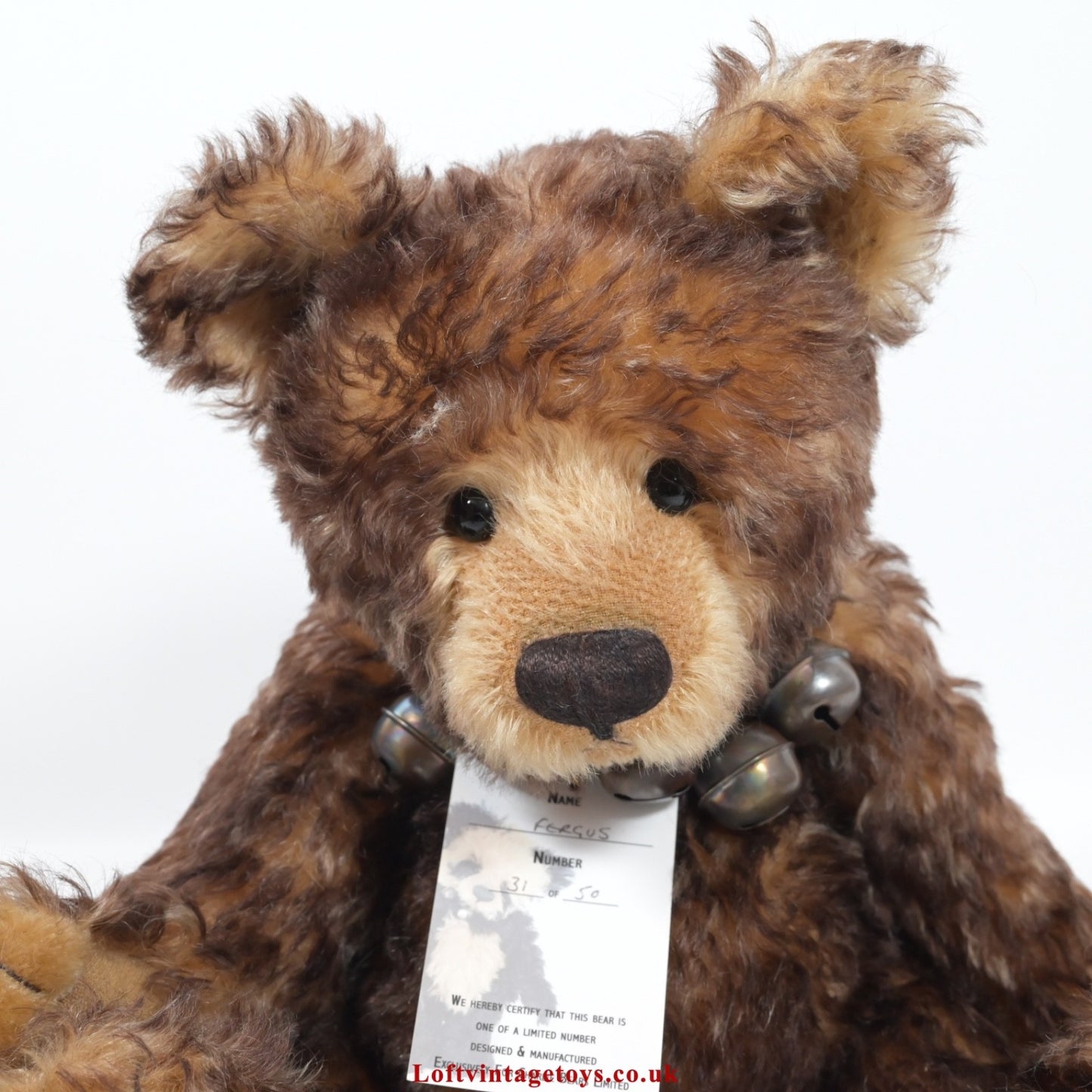 Charlie Bears Fergus Teddy Bear - SJ 3996, Ltd Ed of 50, from 2008 - VERY RARE