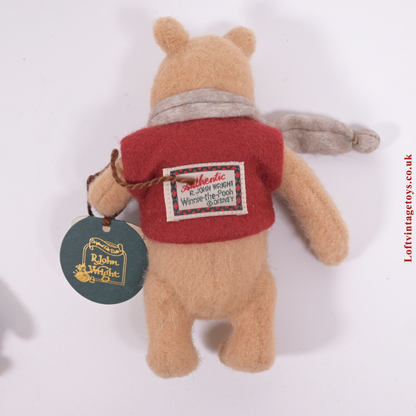 R John Wright Wintertime Pooh And Piglet, Artist Proof no. 3 of 5 - Very Rare