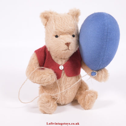R.John Wright Winnie The Pooh Blue Balloon, Ltd Edition of 500