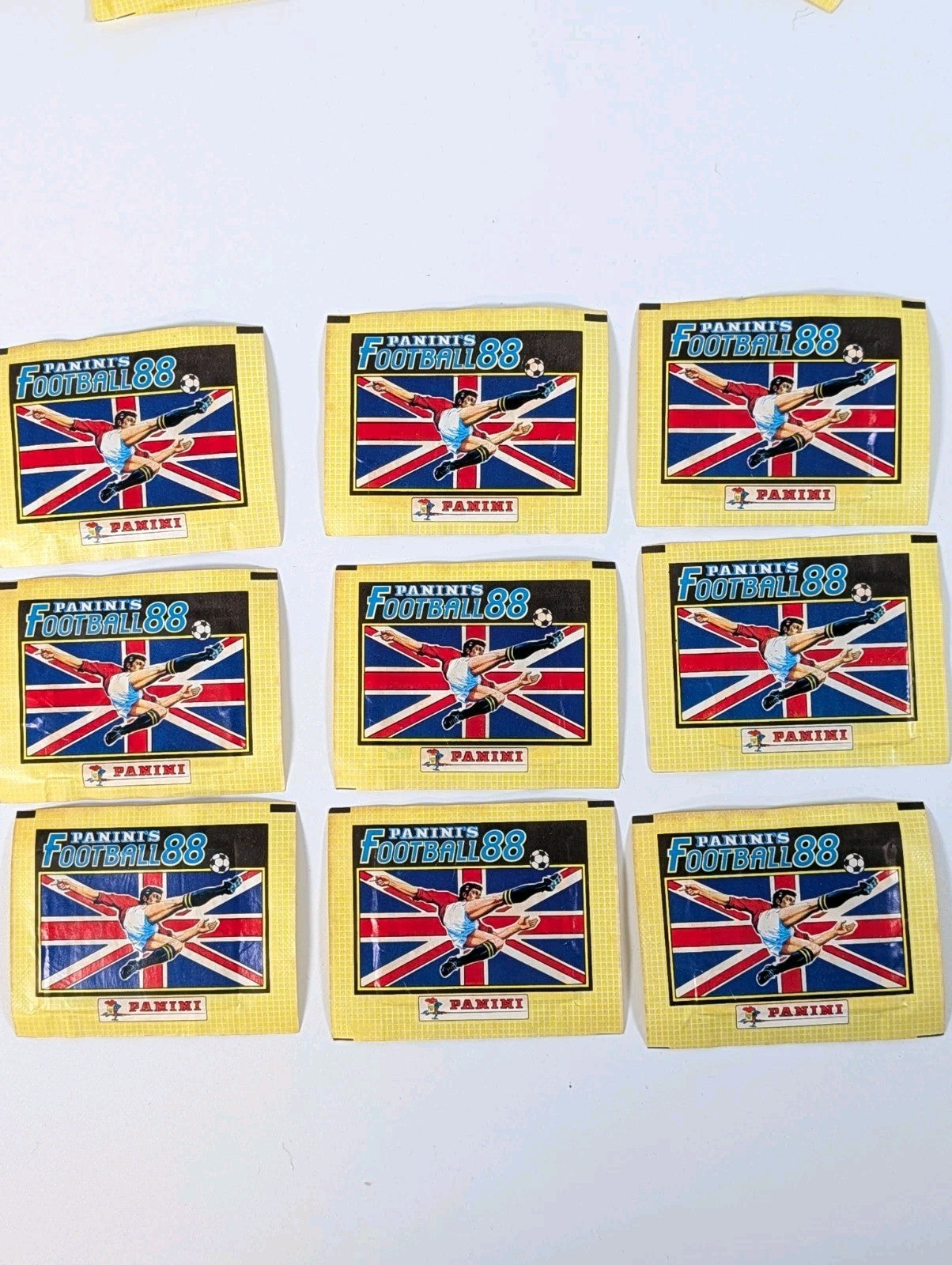 Panini Football 88 Sealed Football Sticker Packs x 96