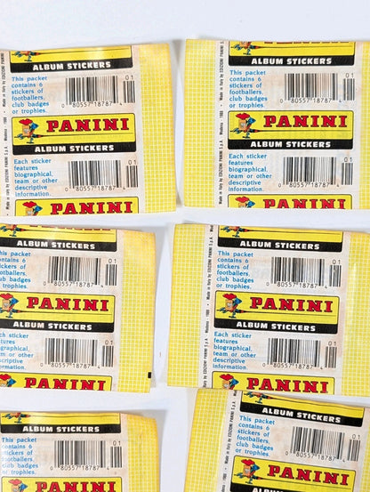 Panini Football 88 Sealed Football Sticker Packs x 96