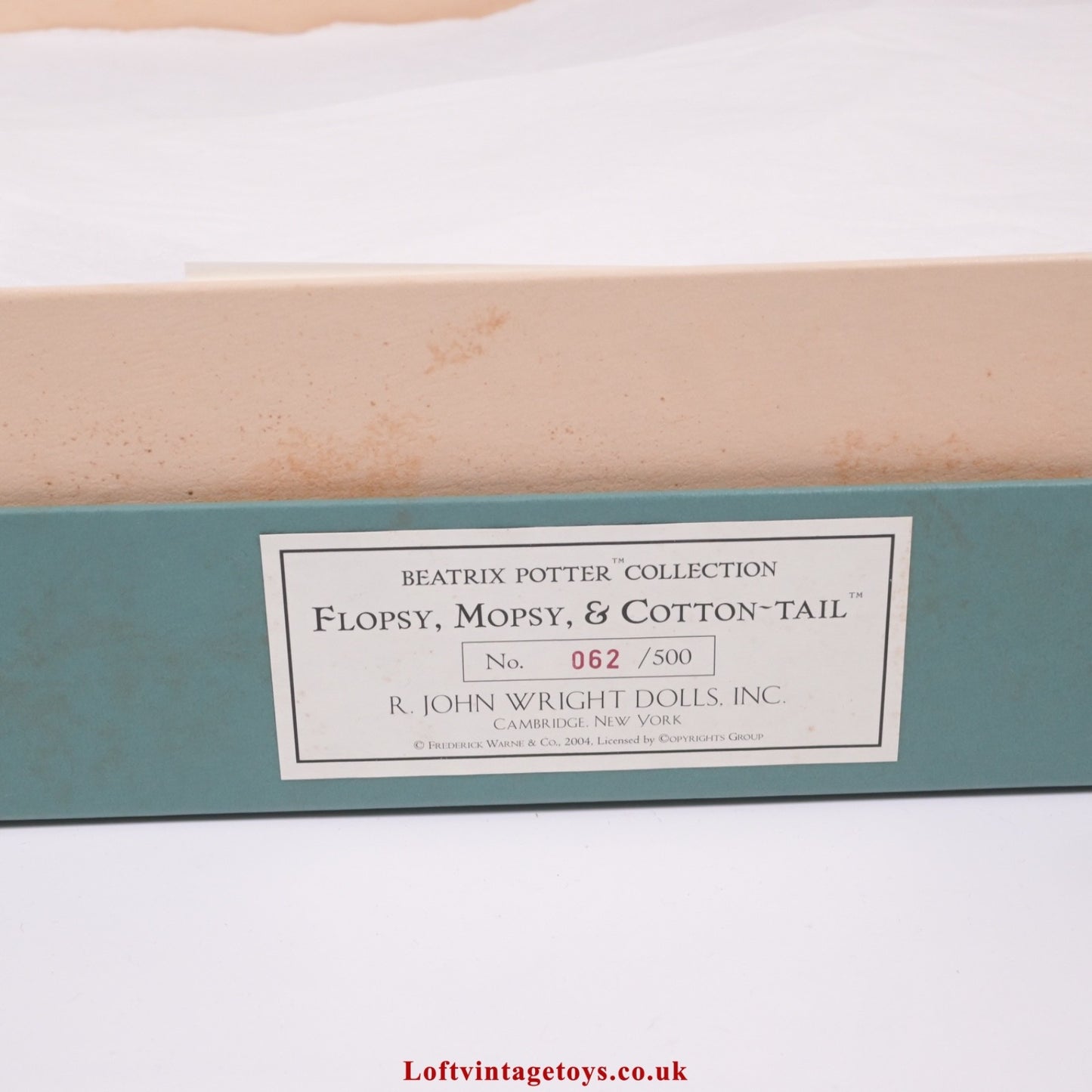 R John Wright  Beatrix Potter Flopsy, Mopsy & Cottontail, Ltd Ed of 500