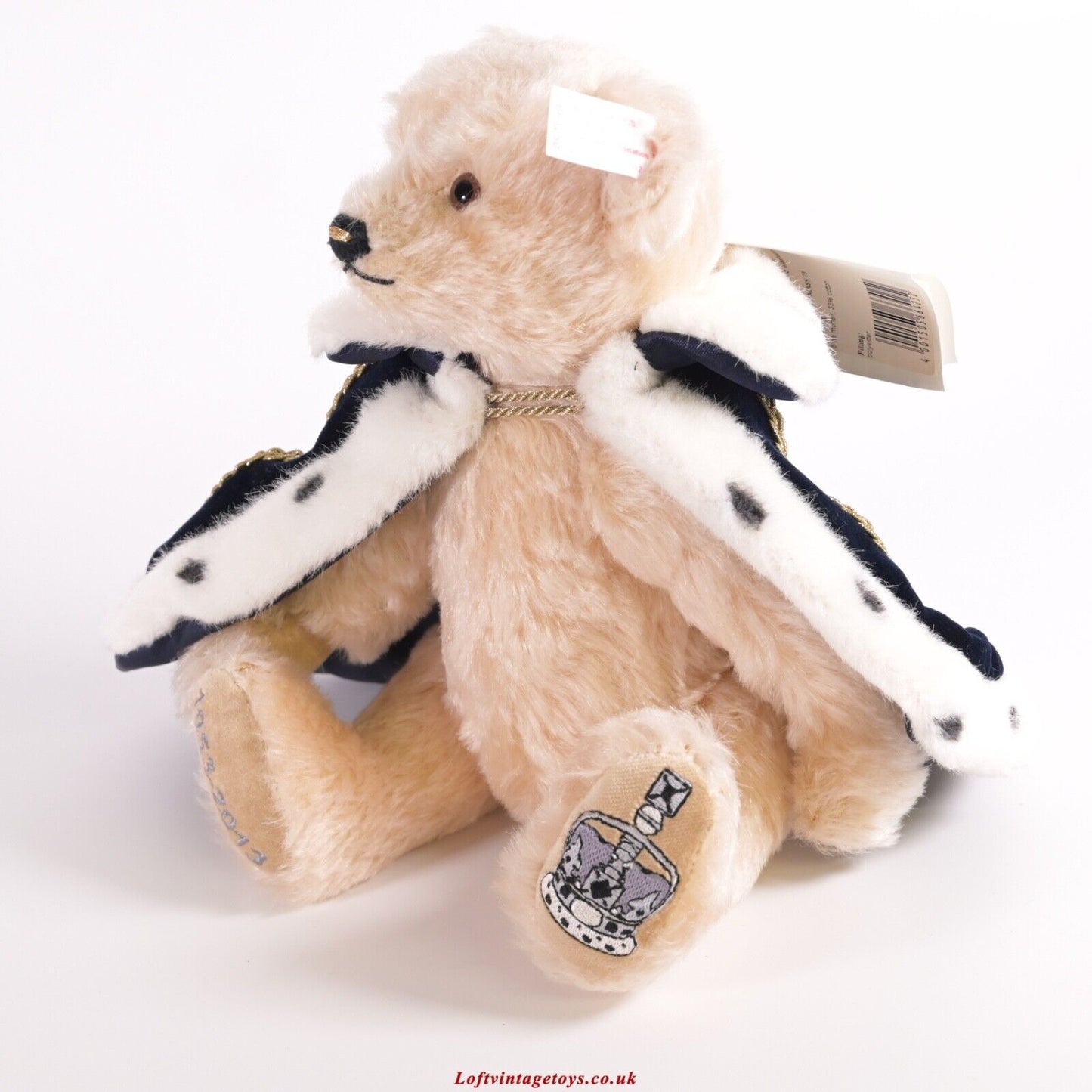 Steiff Diamond Coronation Teddy Bear - 664250 with Box