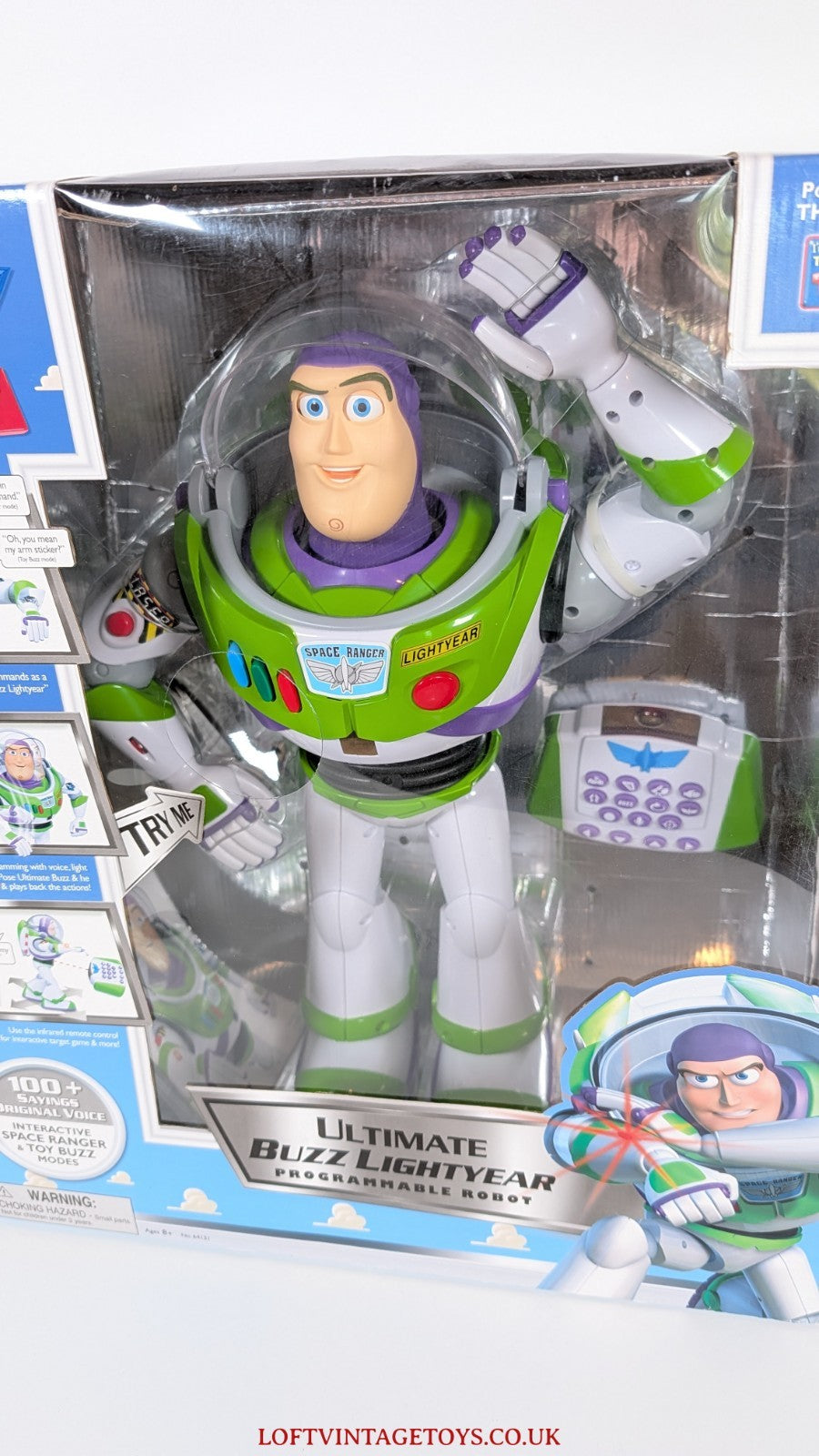 Pixar Toy Story Ultimate Buzz Lightyear Programmable Robot - New & Sealed