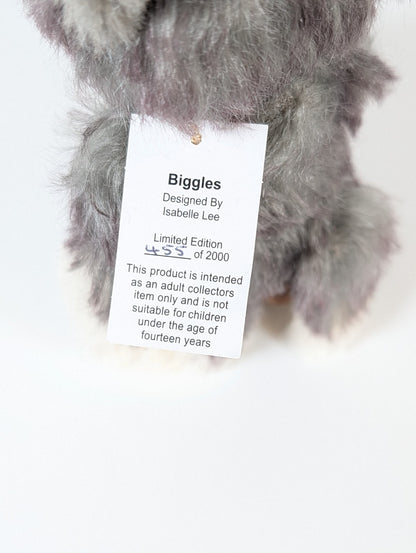 Charlie Bears Biggles Cat Minimo Collection with Tags & Bag