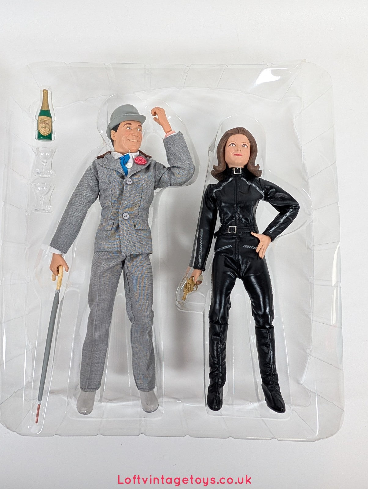 The Avengers TV John Steed & Emma Peel Action figures, Product Enterprise