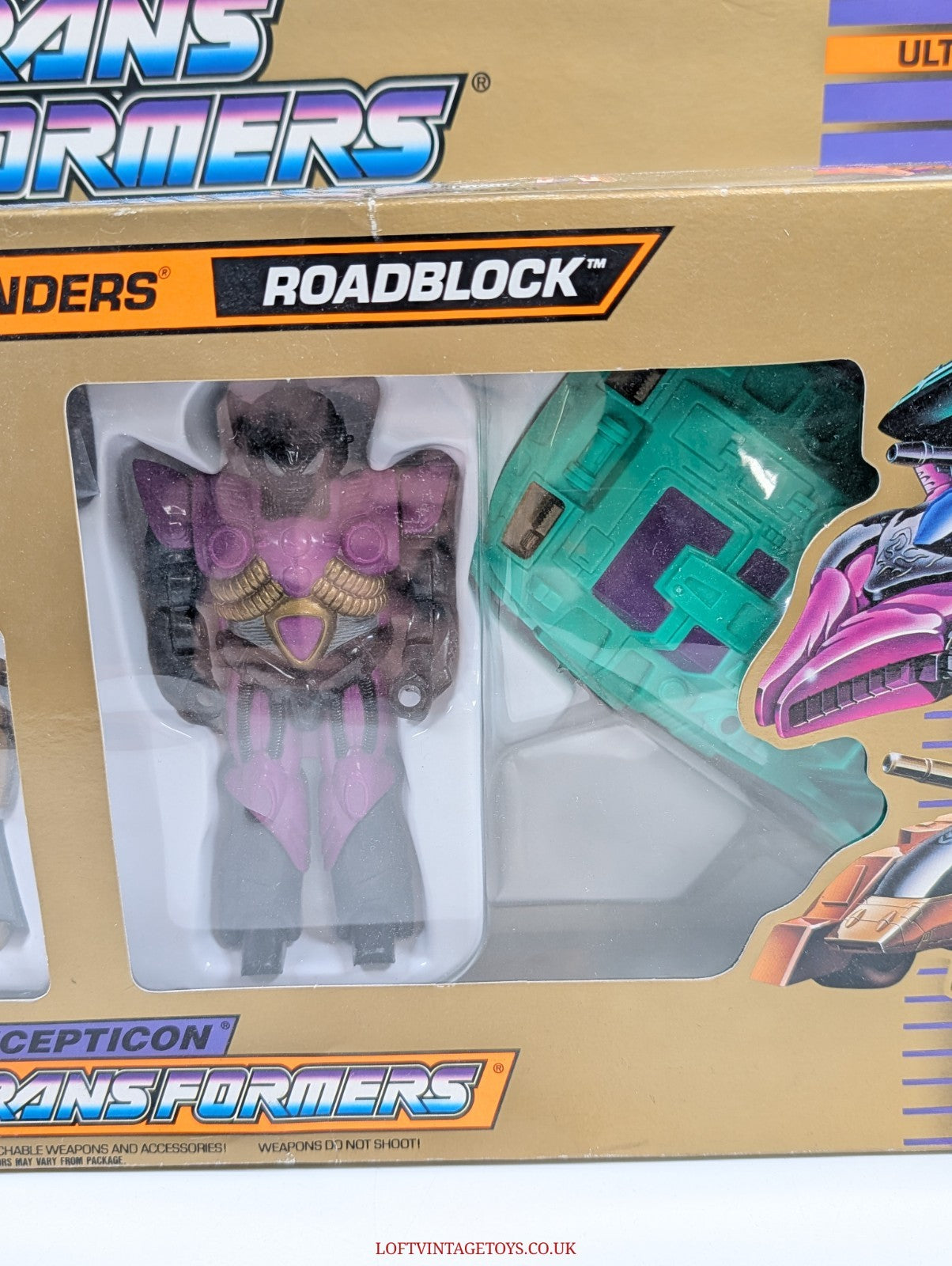 Hasbro 1988 Transformers Ultra Pretenders Roadblock- Sealed inside