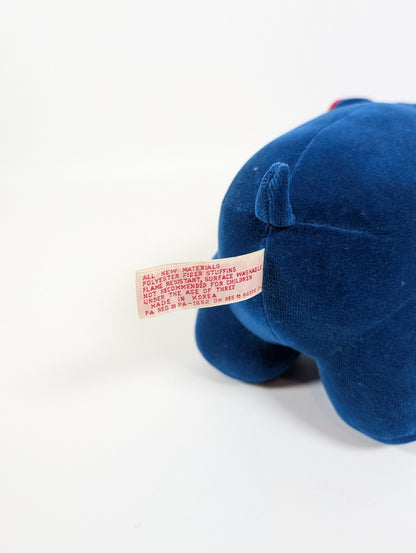 Manhattan Toy Company Rhinoceros  12in Plush Stuffed Toy, from 1986 - Rare
