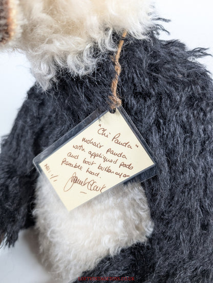 Teddystyle Bear "Chi Panda"  By Janet Clarke - One of a Kind 1/1