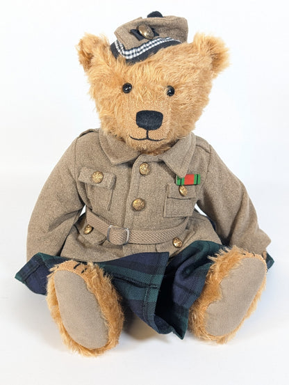 Mister Private Scottie Bear,  by Jennie Sharman Cox, Ltd Edition