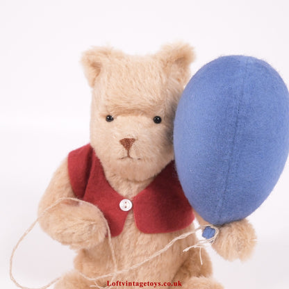 R.John Wright Winnie The Pooh Blue Balloon, Ltd Edition of 500