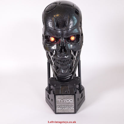 Sideshow 1:1 Scale Terminator Salvation T-700 Endoskull With Led Eyes