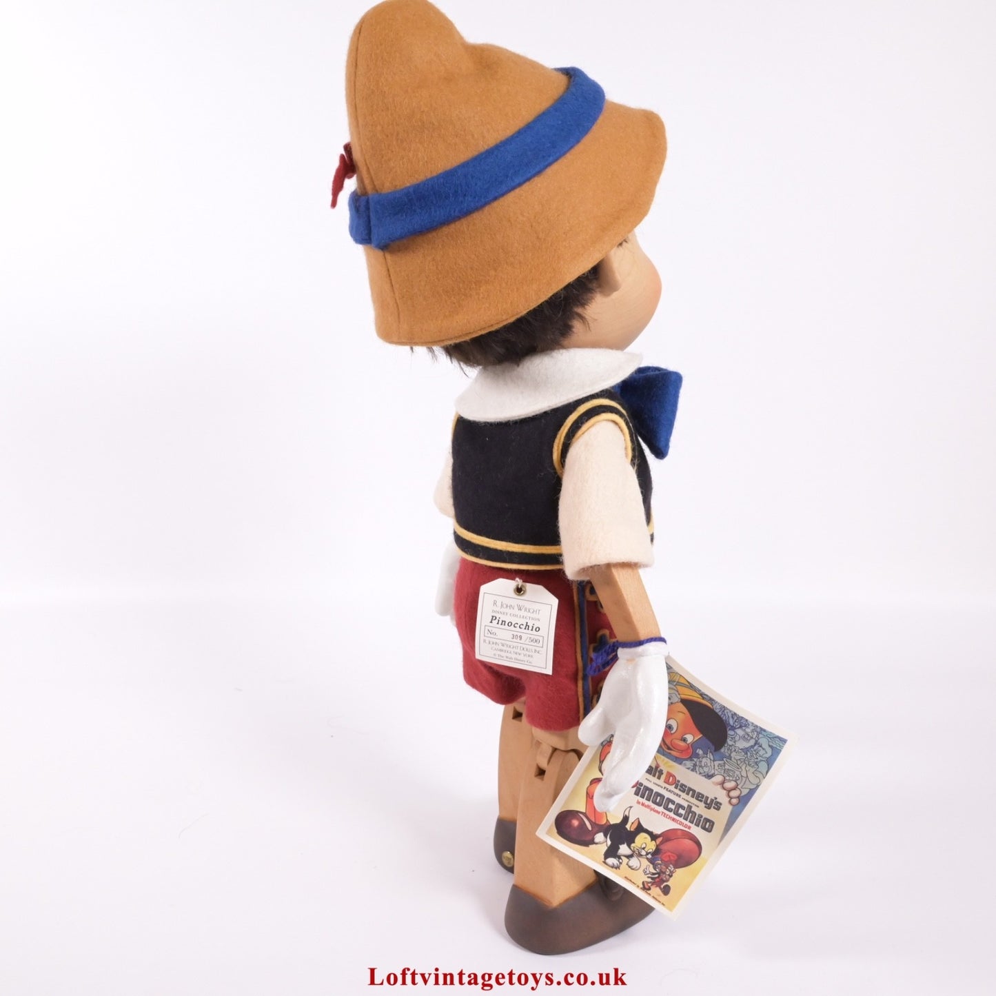 R. John Wright Pinocchio, Larger 16" Ltd Ed Version of 500