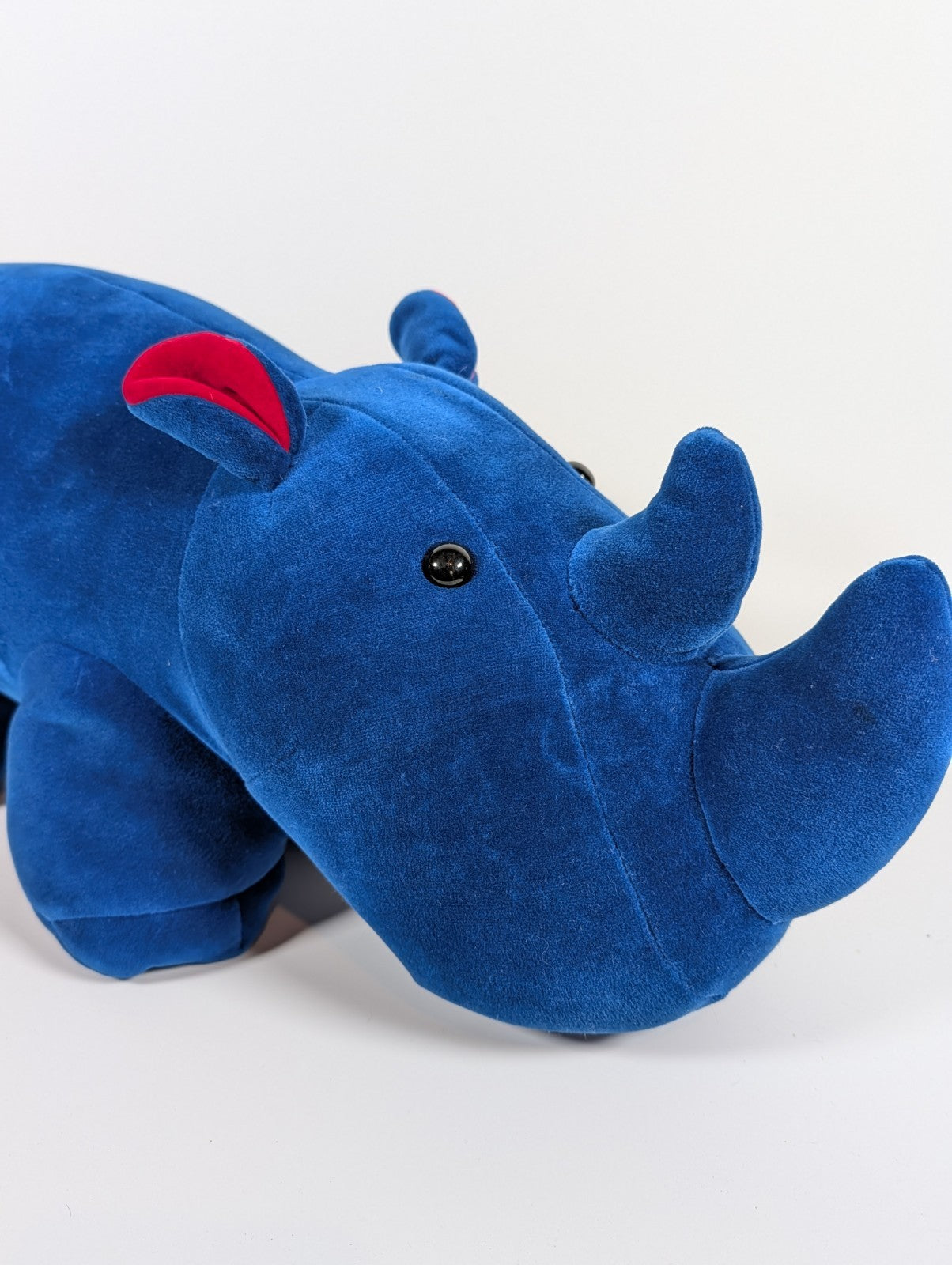 Manhattan Toy Company Rhinoceros  20in Plush Stuffed Toy, from 1986 - Rare