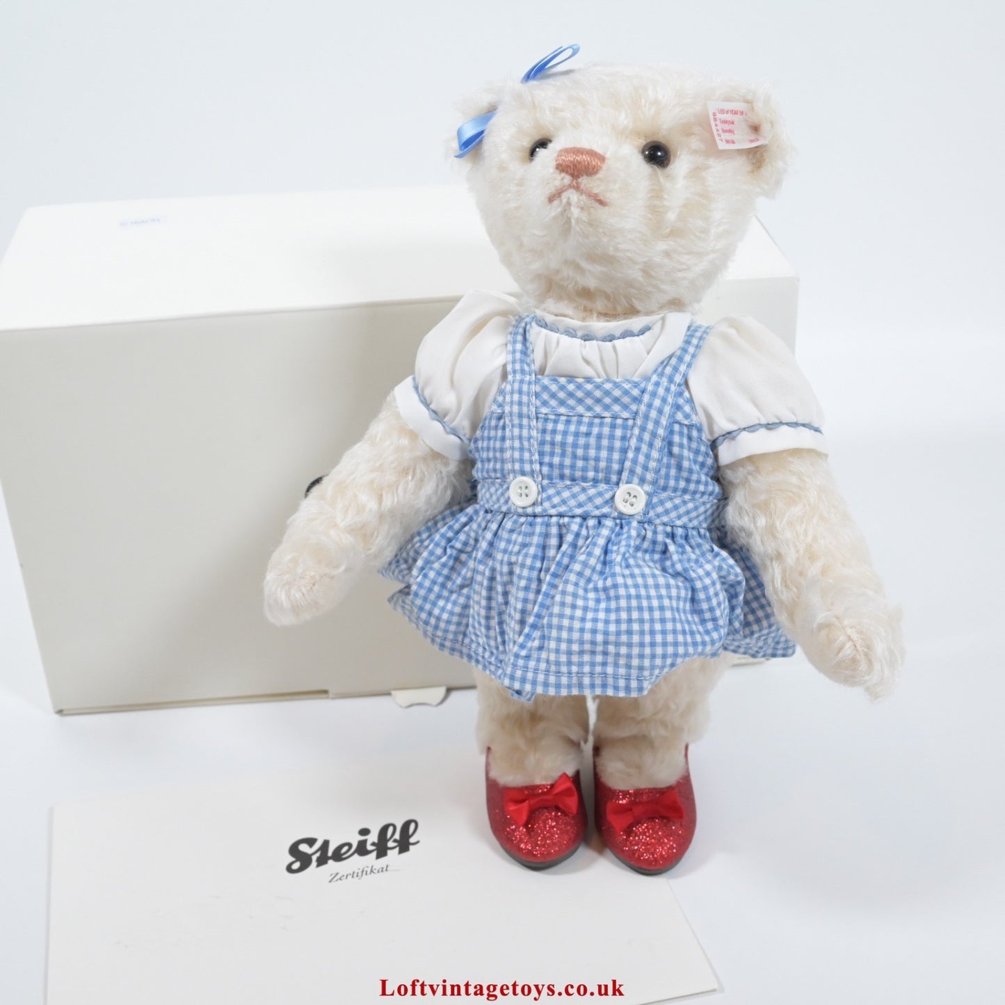 Steiff Dorothy Wizard of Oz Dorothy Bear Musical Limited Edition - 664427