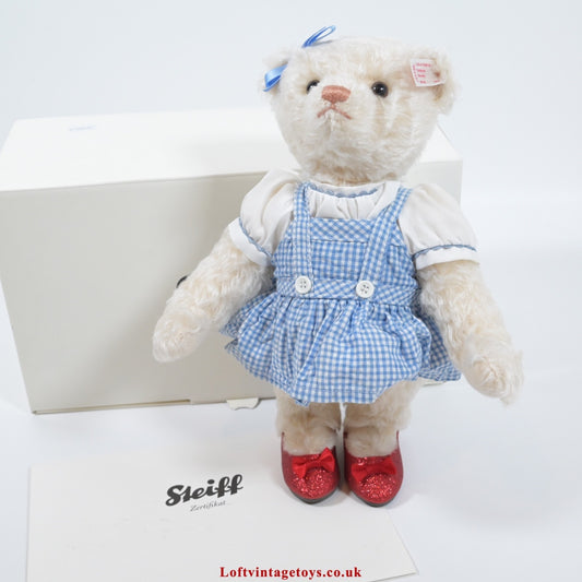 Steiff Dorothy Wizard of Oz Dorothy Bear Musical Limited Edition - 664427