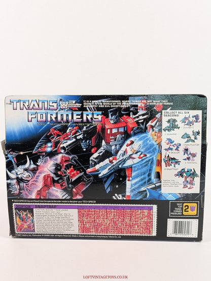 Hasbro vintage G1 Transformers Seacon Decepticon Leader Snaptrap