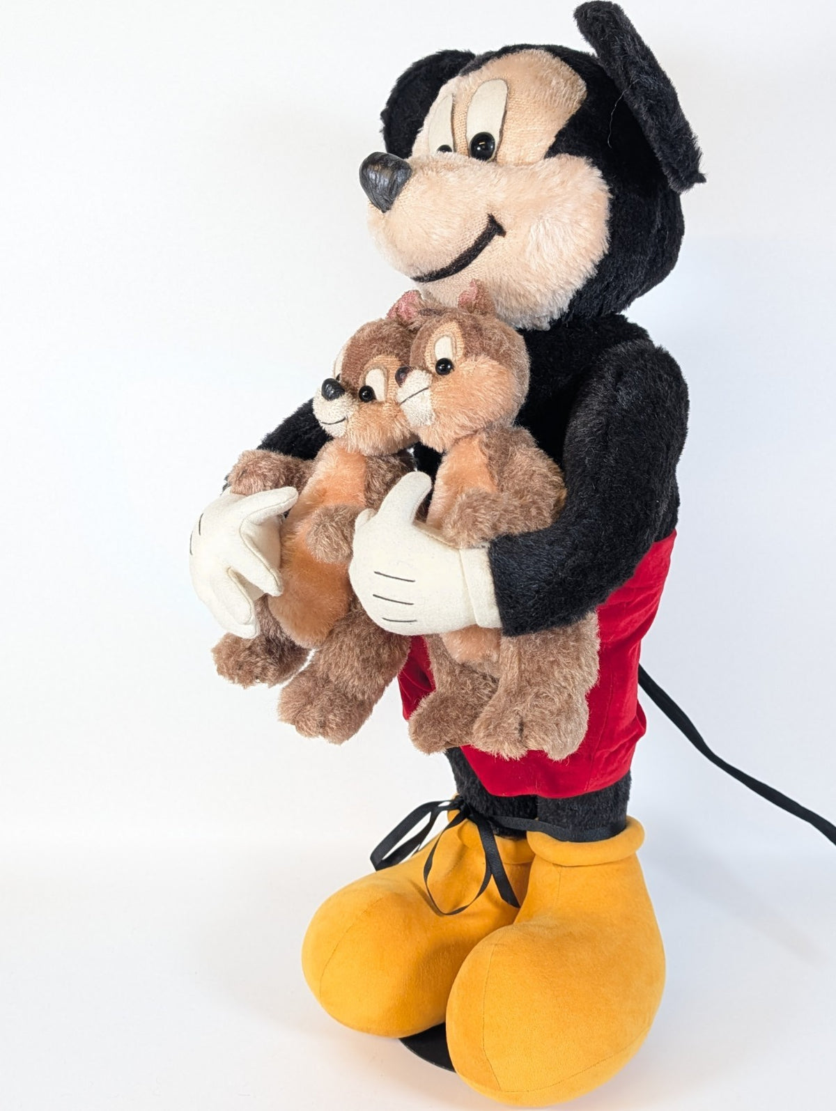 Rosalie Frischmann Mickey Mouse And Two Chipmunks-  25inches OOAK