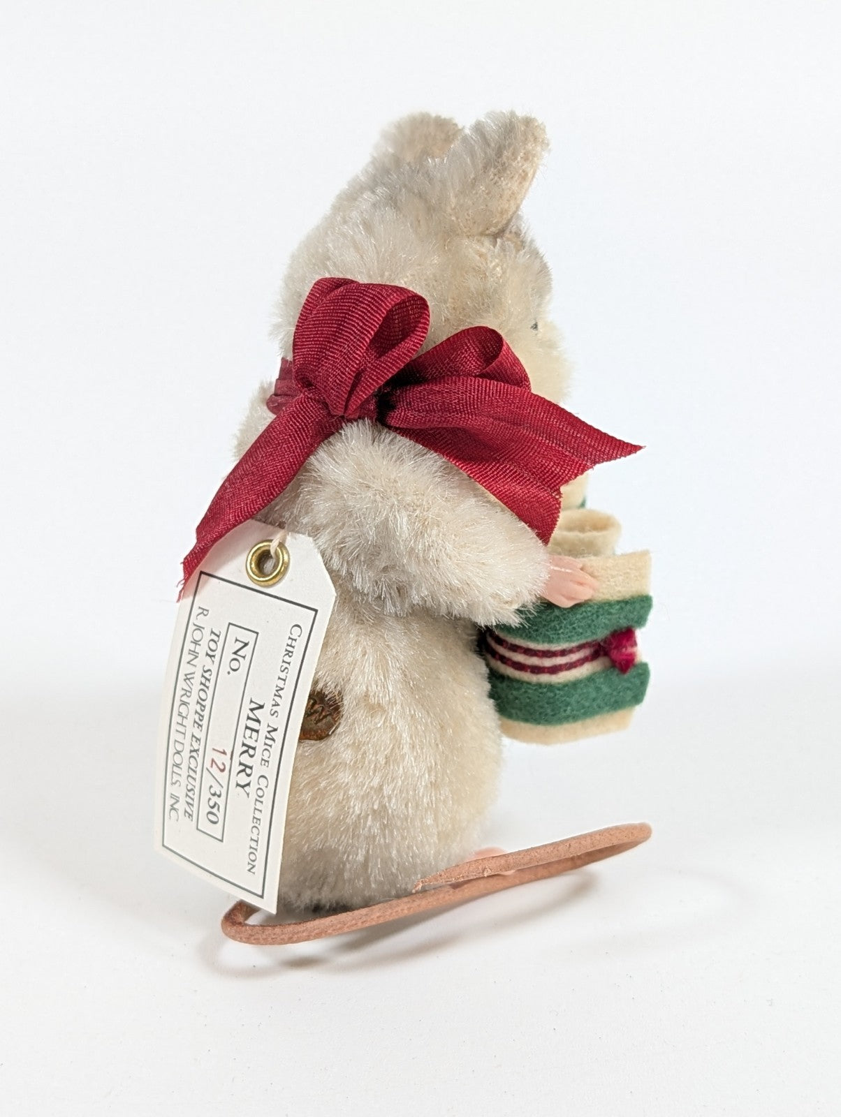 R. John Wright Christmas Mouse "Merry" - Ltd Ed of 350