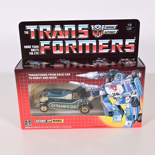 Vintage Hasbro Transformers G1 Autobot Spy Mirage RARE & SEALED