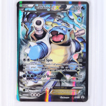 2016 Pokemon Xy Black Star Promo #Xy122 Full Art/Blastoise Ex Psa 8