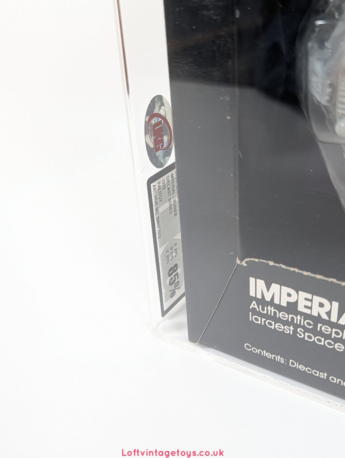 Palitoy Star Wars Croiseur Impérial Diecast série 1979, UKG 85 - Neuf sous Blister Scellé