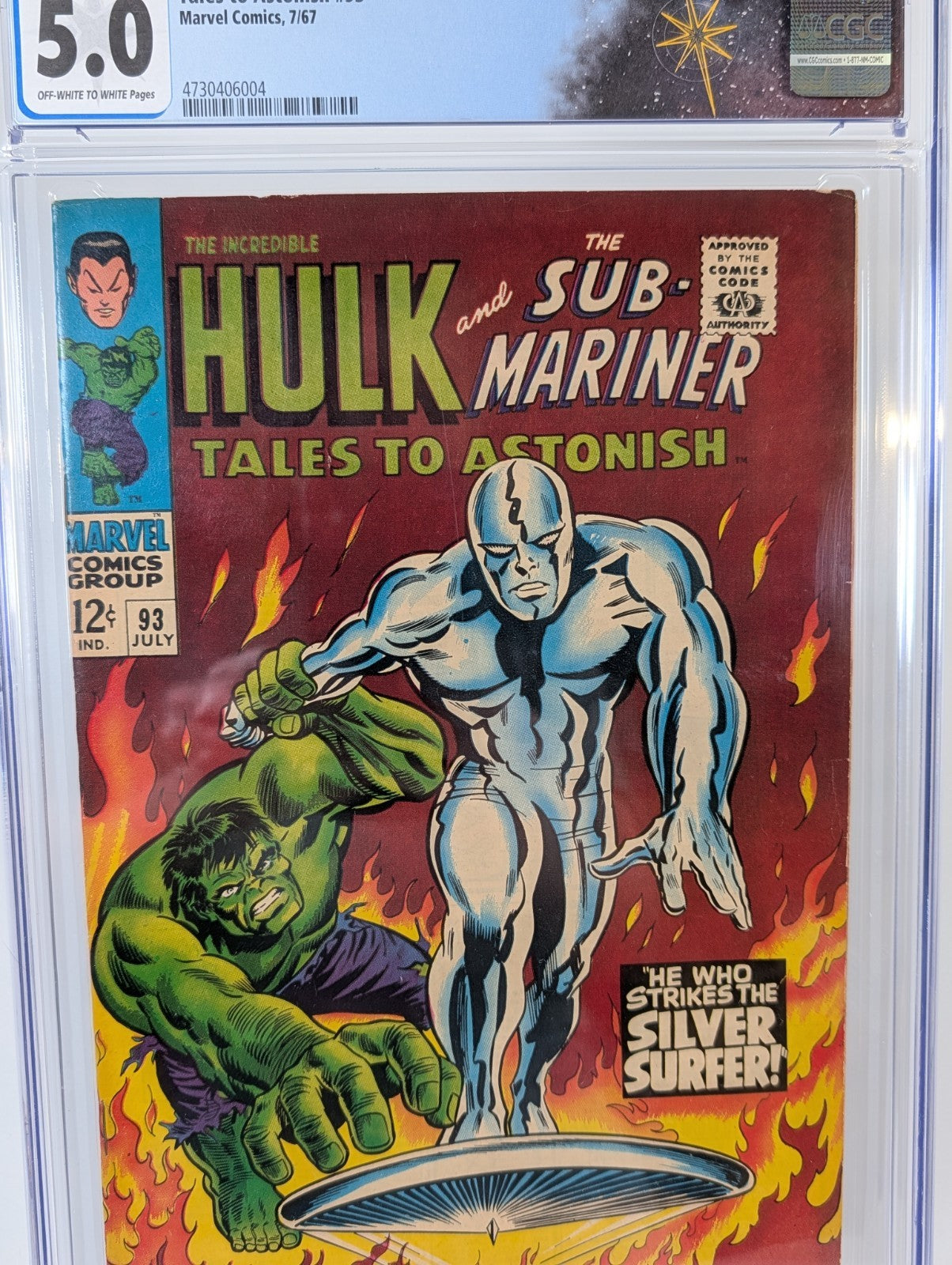 Tales To Astonish # 93 - CGC 5.0 - Marvel Comics, 1967