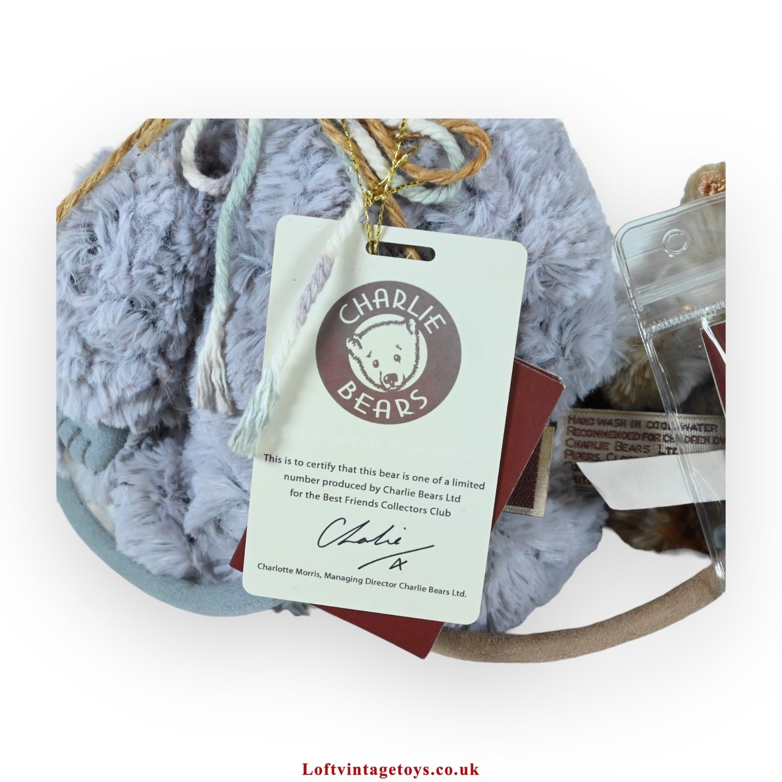 Charlie Bears Hickory, Dickory and Doc with Swing Tags