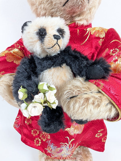 Whittle Le Woods "Mei Ying" Carrying a Panda Bear, Ltd Ed of 6