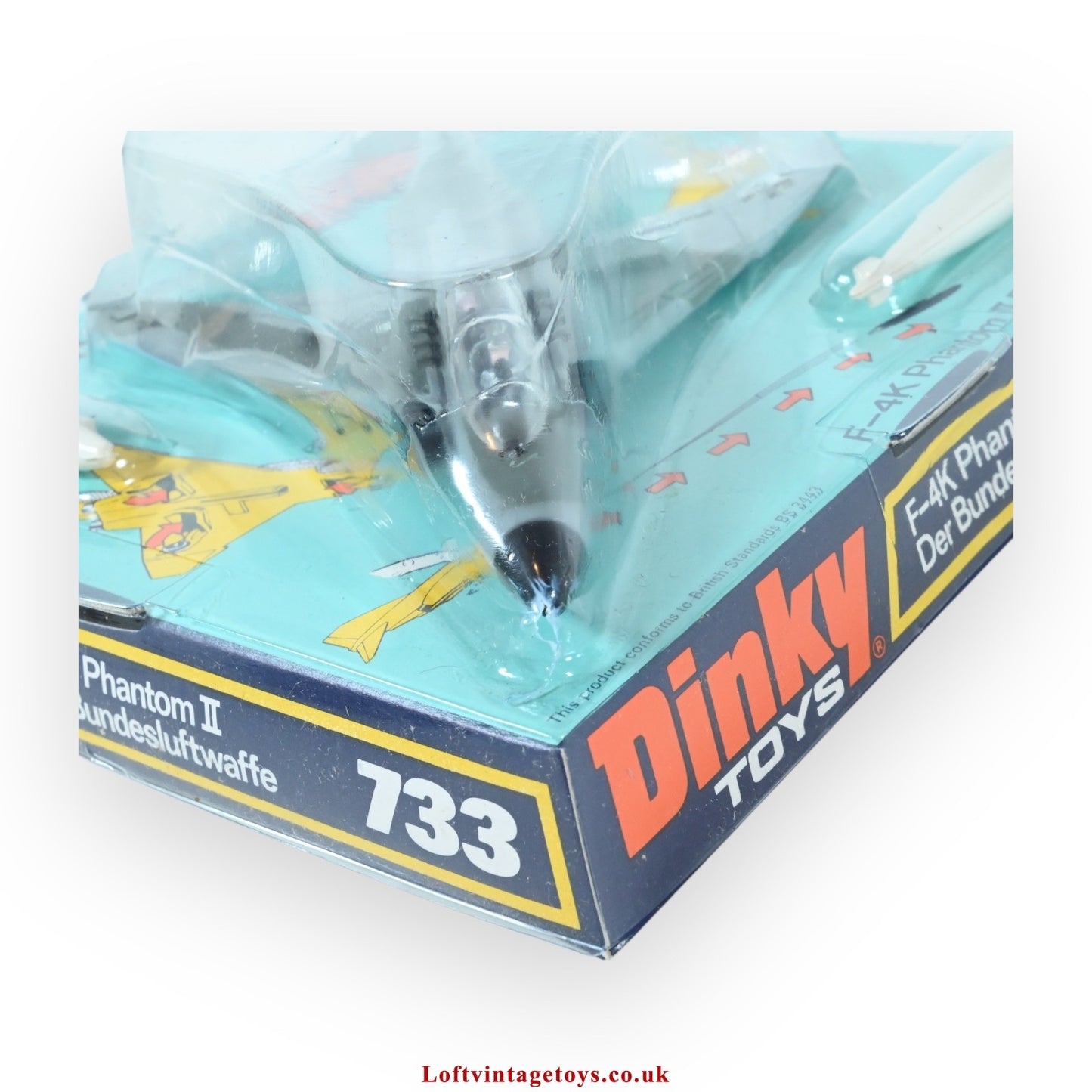 Dinky 733 F-4K Phantom II Aircraft / Der Bundesluftwaffe - Mint/New