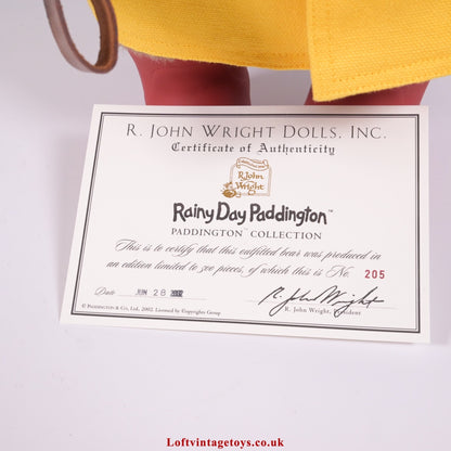 R John Wright Rainy Day Paddington Bear, Ltd Edition Of 500