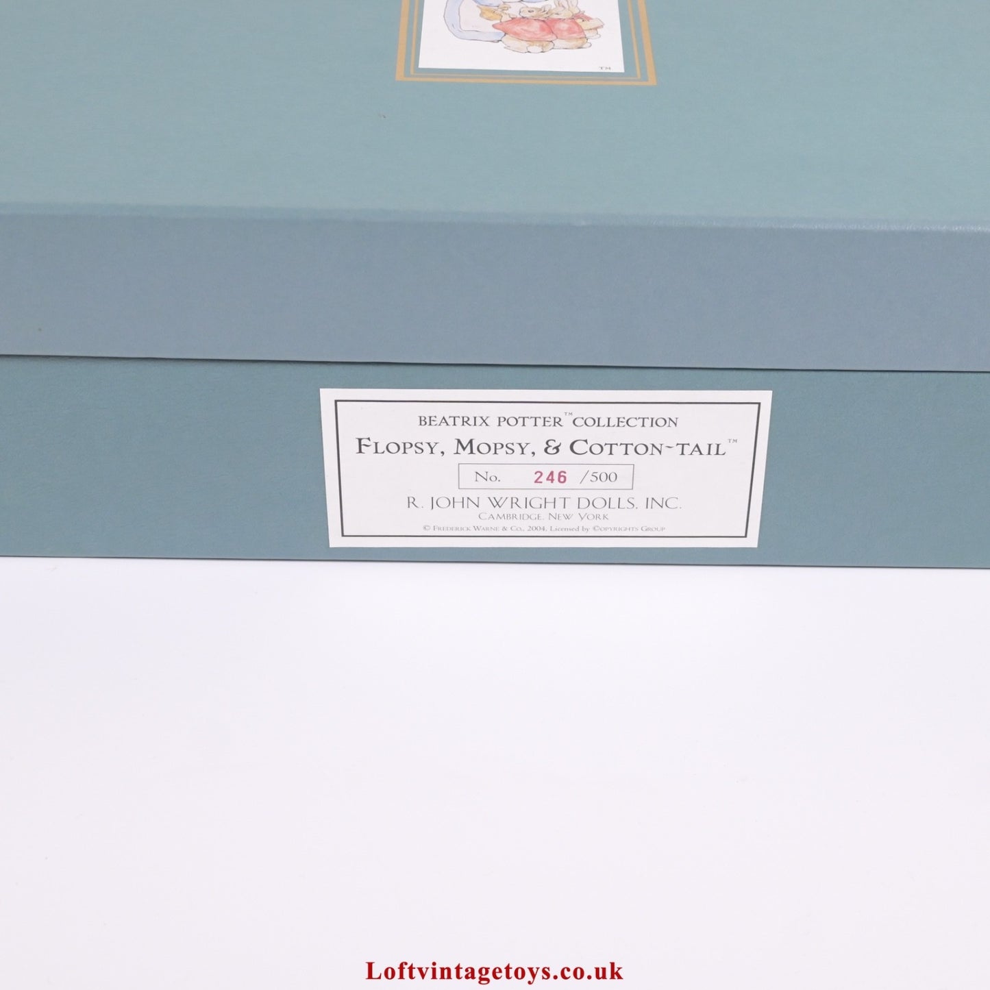 R John Wright  Beatrix Potter Flopsy, Mopsy & Cottontail, Ltd Ed of 500