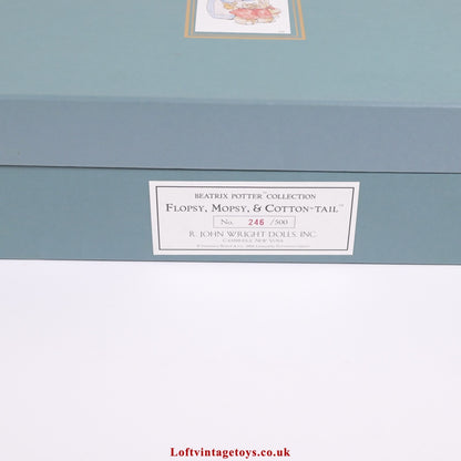 R John Wright  Beatrix Potter Flopsy, Mopsy & Cottontail, Ltd Ed of 500