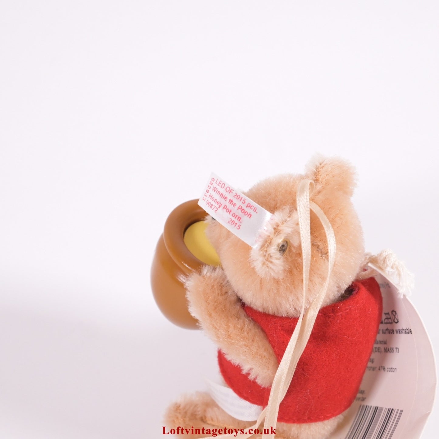 Steiff Winnie The Pooh With Honey Pot Ornament - 682933