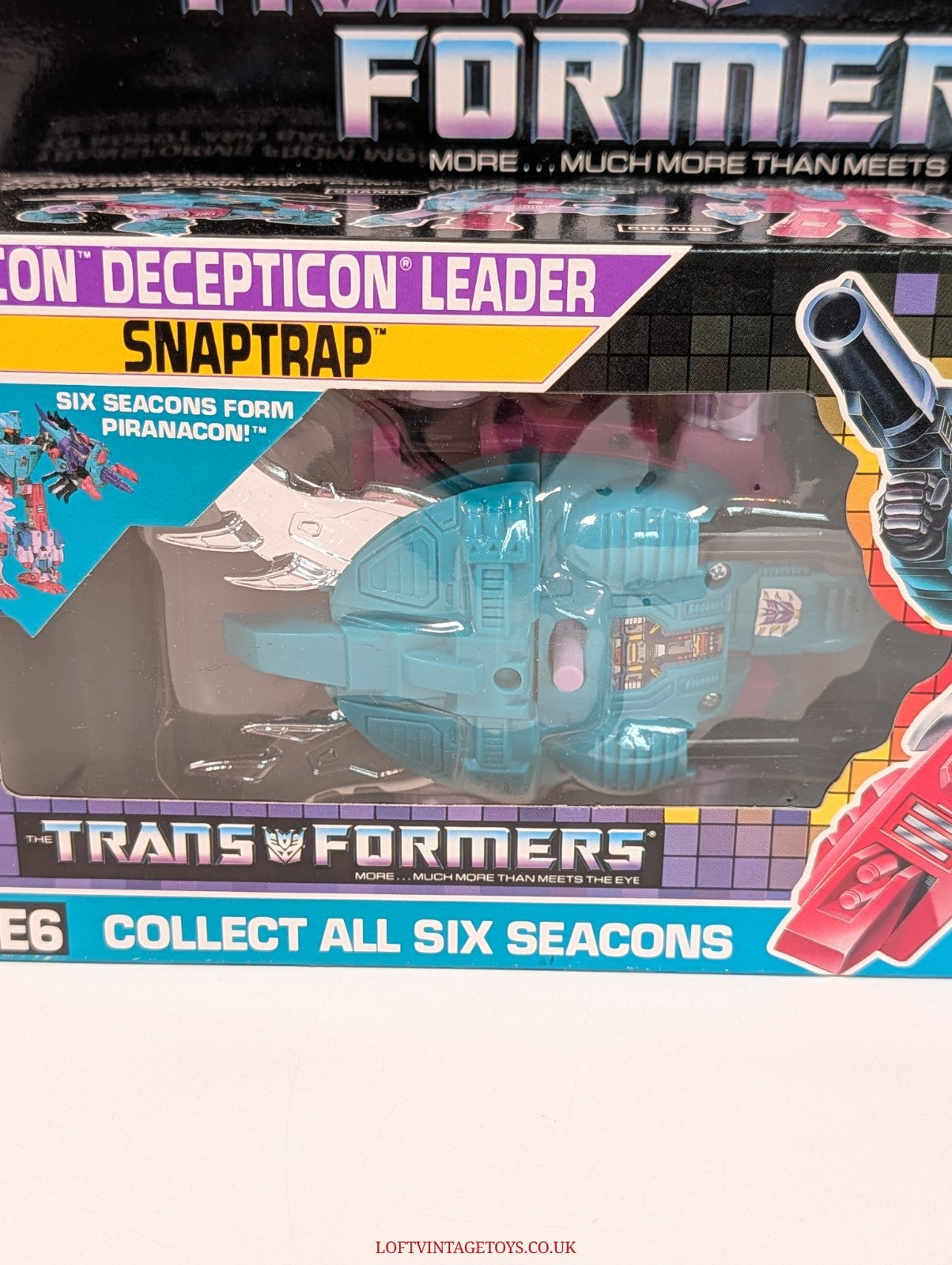 Hasbro vintage G1 Transformers Seacon Decepticon Leader Snaptrap