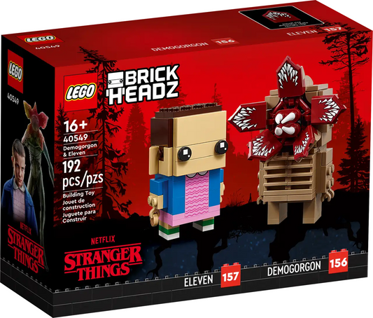 Lego Brickheadz: Demogorgon & Eleven - 40549 New & Sealed