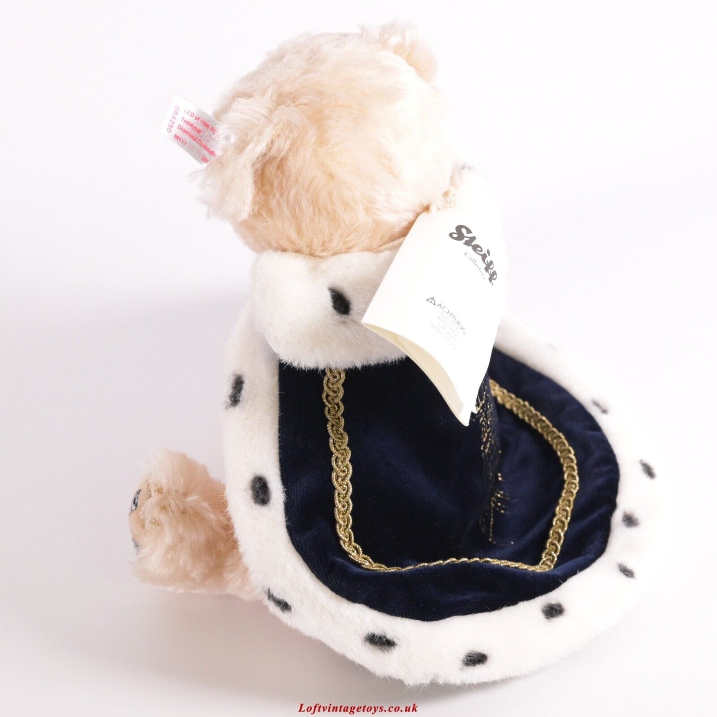 Steiff Diamond Coronation Teddy Bear - 664250 with Box