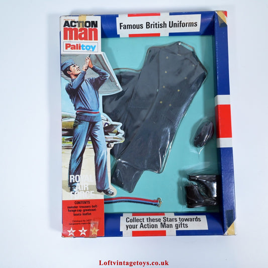 Vintage Palitoy Action Man Famous British Uniforms Royal Air Force Outfit