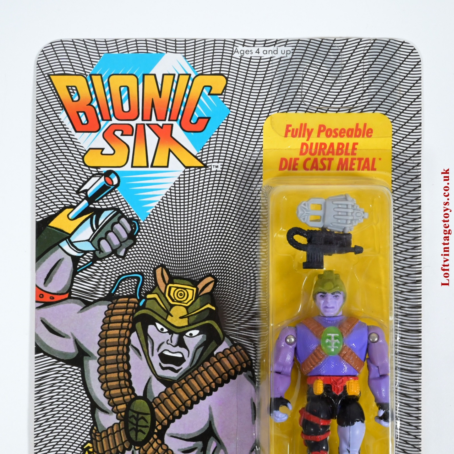 Vintage  LJN Toys Bionic Six GLOVE Action Figure 1986 - New & Sealed