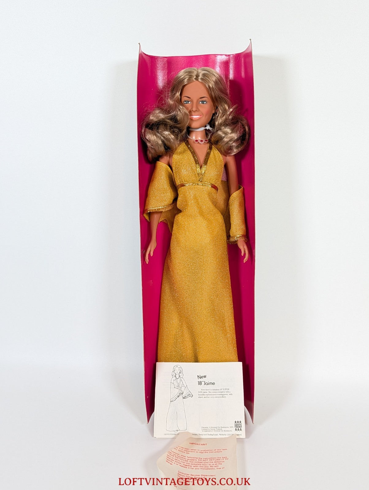 Denys Fisher The Bionic Woman 18 inch Super Size Jaime Fashion Doll
