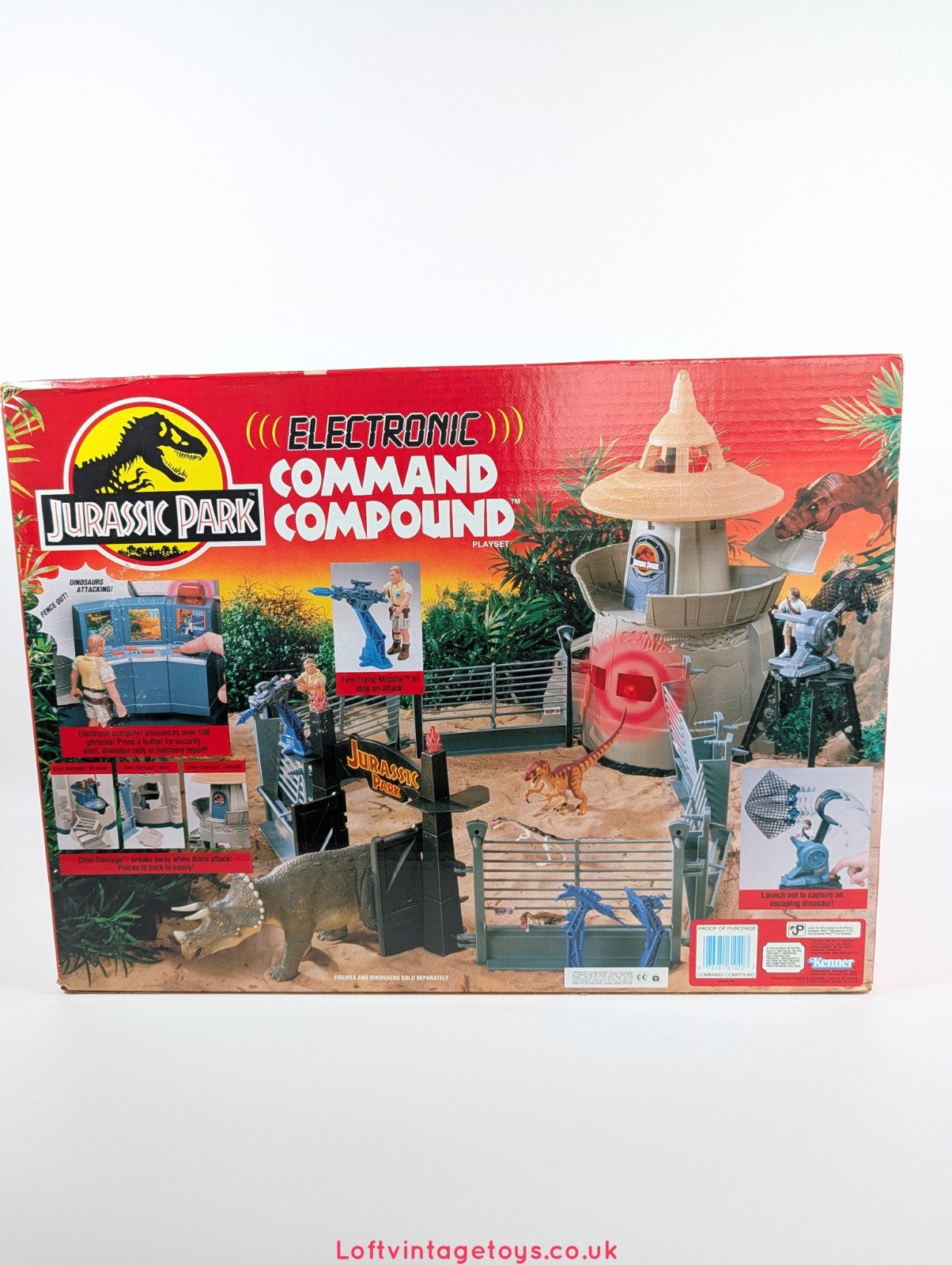 Jurassic Park Base de Commandement Électronique Kenner 1993 - Neuf et Scellé